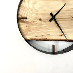 *NEW // 14” Elm Live Edge Wood Wall Clock