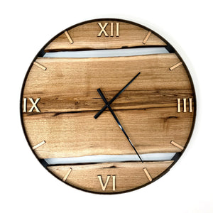 *NEW // 25” Butternut Live Edge Wood Clock