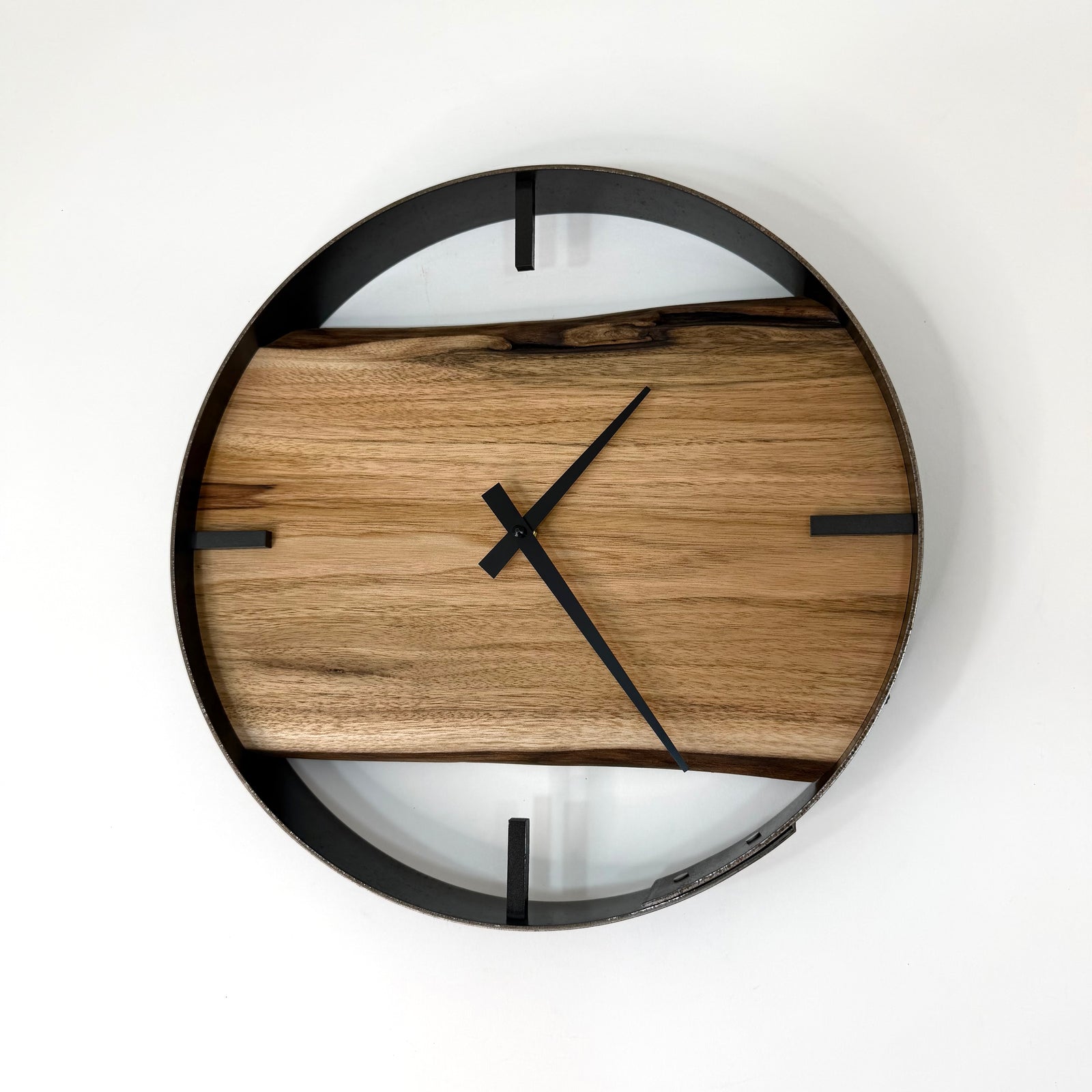 *NEW // 14” Butternut Live Edge Wood Wall Clock