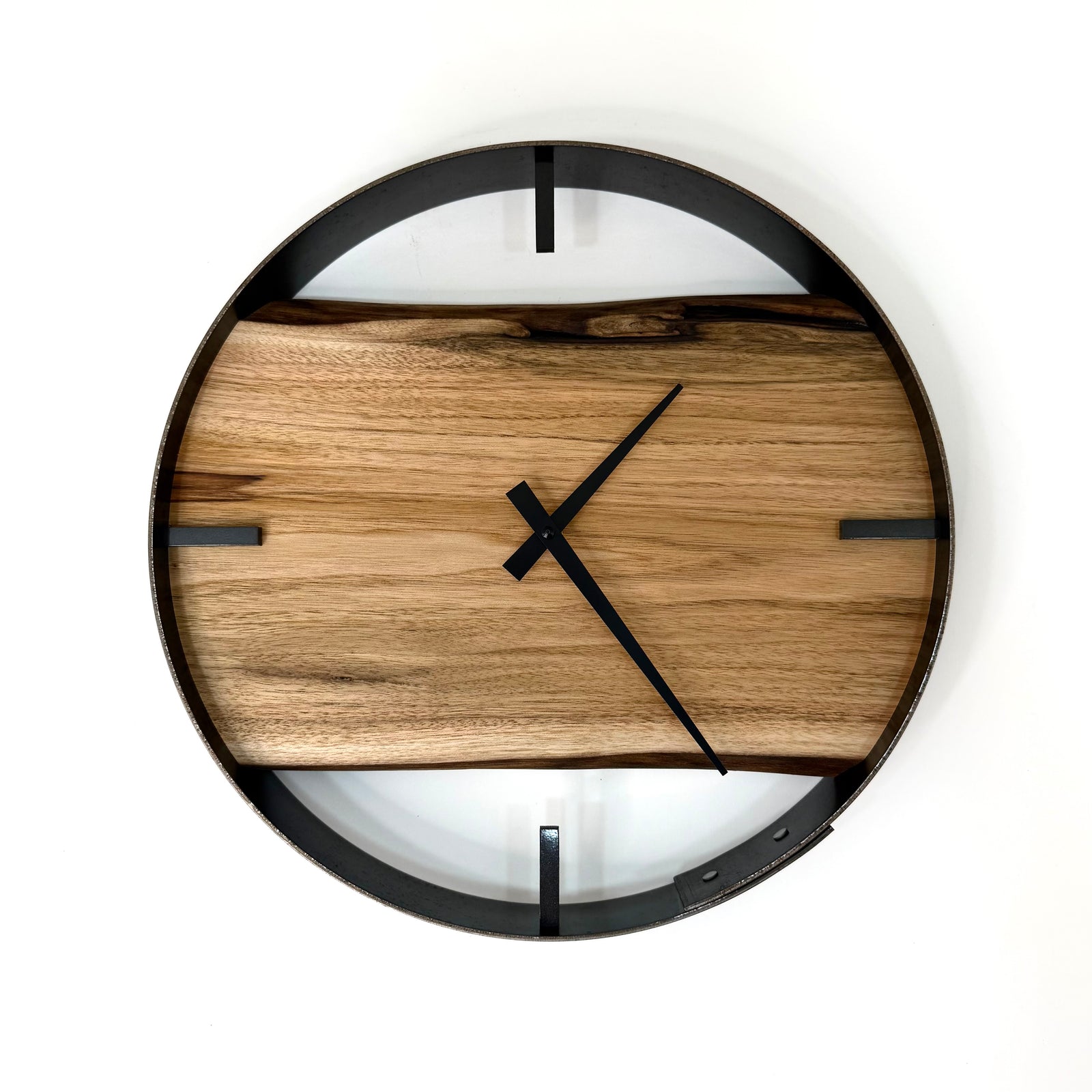 *NEW // 14” Butternut Live Edge Wood Wall Clock
