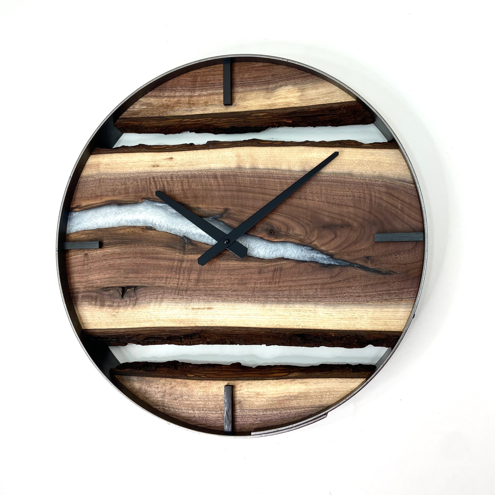 Clock Inlay Epoxy Inlay - Generational Design Works