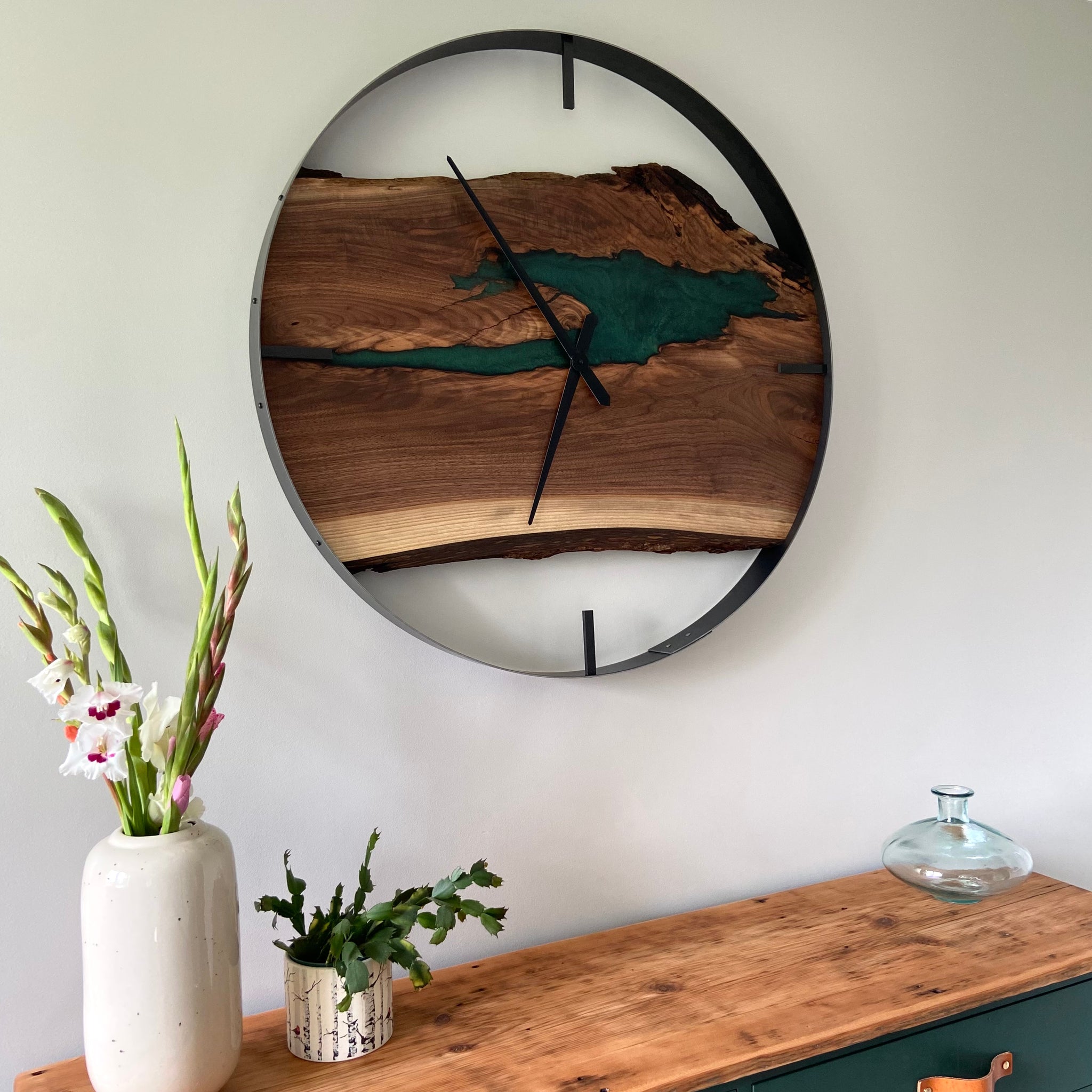 Clock Inlay Epoxy Inlay - Generational Design Works