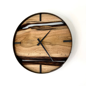 *NEW // 14” Butternut Live Edge Wood Wall Clock