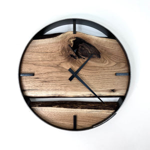 *NEW // 14” Butternut Live Edge Wood Wall Clock