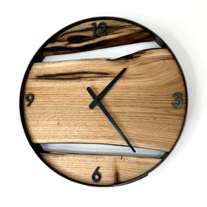 *NEW // 18” Butternut Live Edge Wood Clock