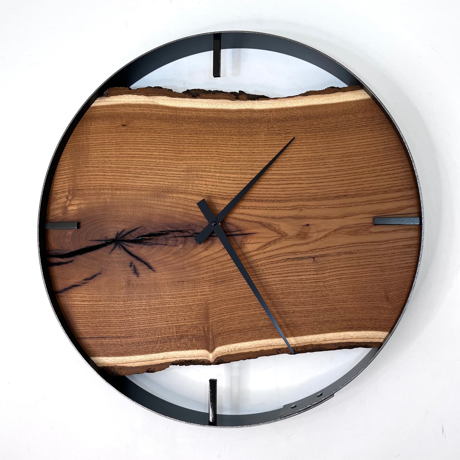 *NEW // 21” Mulberry Live Edge Wood Clock