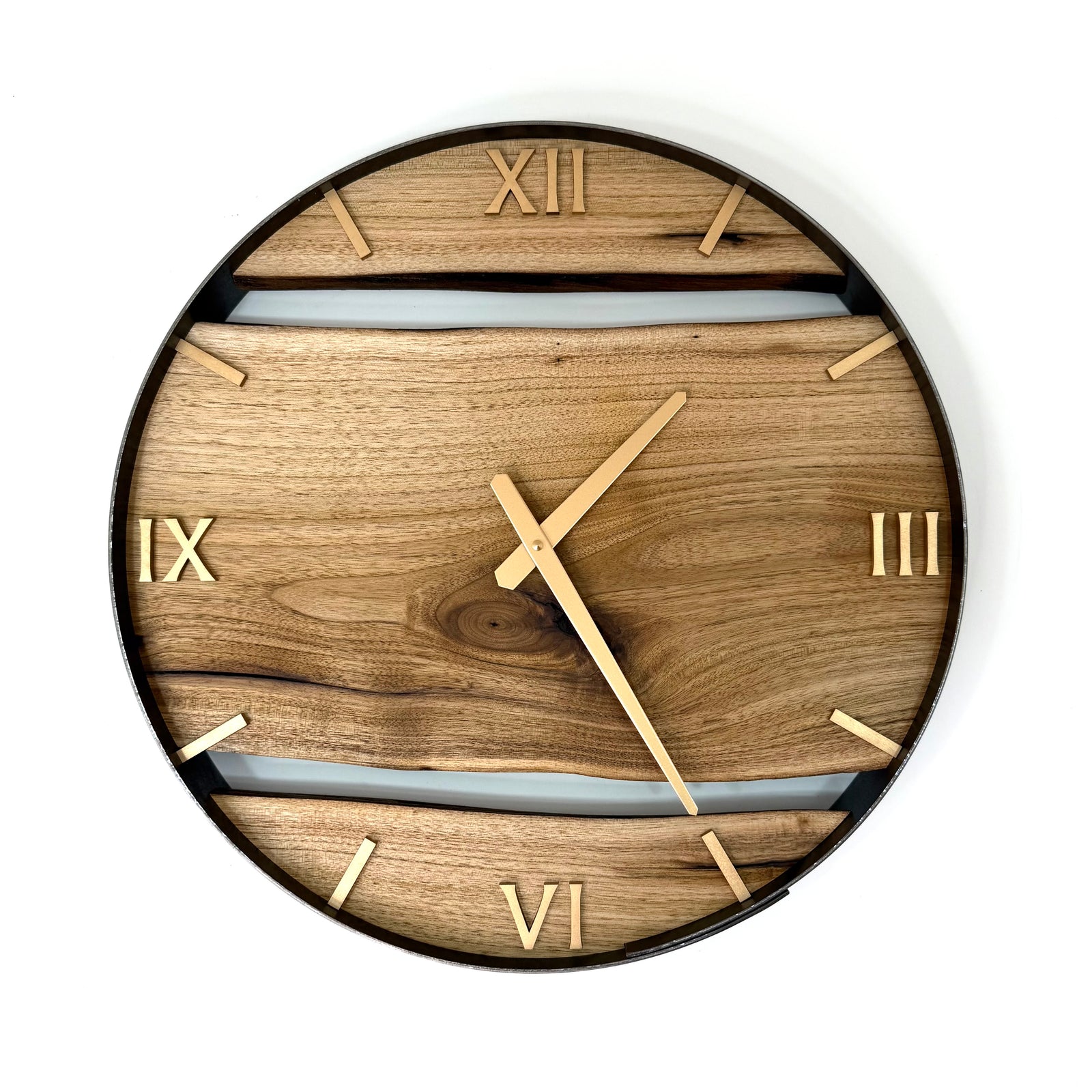 *RESERVED // 18” Butternut Live Edge Wood Clock