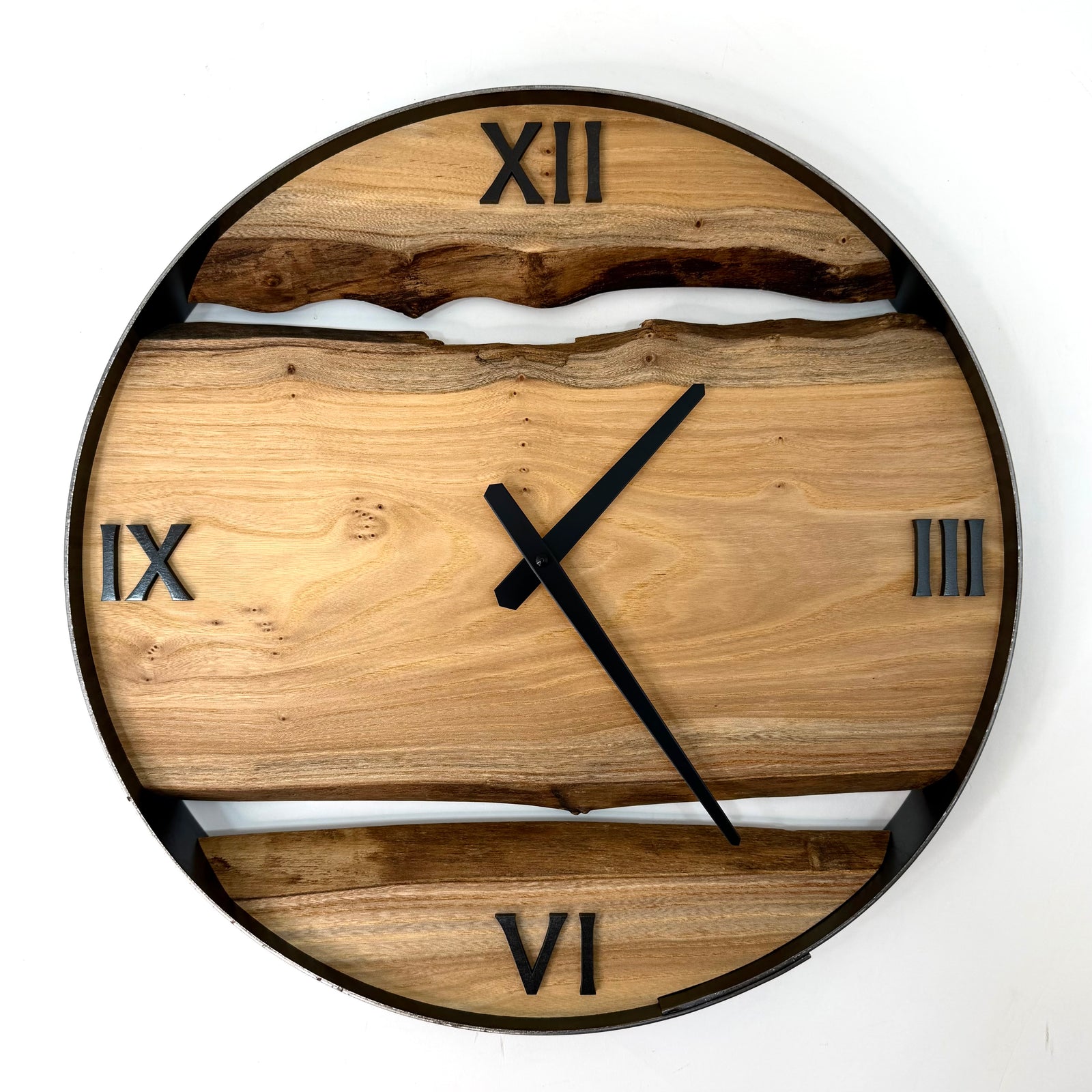 *NEW // 18” Elm Live Edge Wood Clock