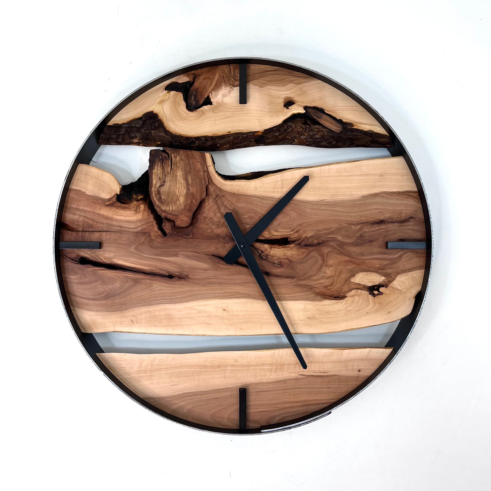 *NEW // 18” Applewood Live Edge Wall Clock