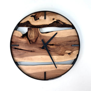 *NEW // 18” Applewood Live Edge Wall Clock