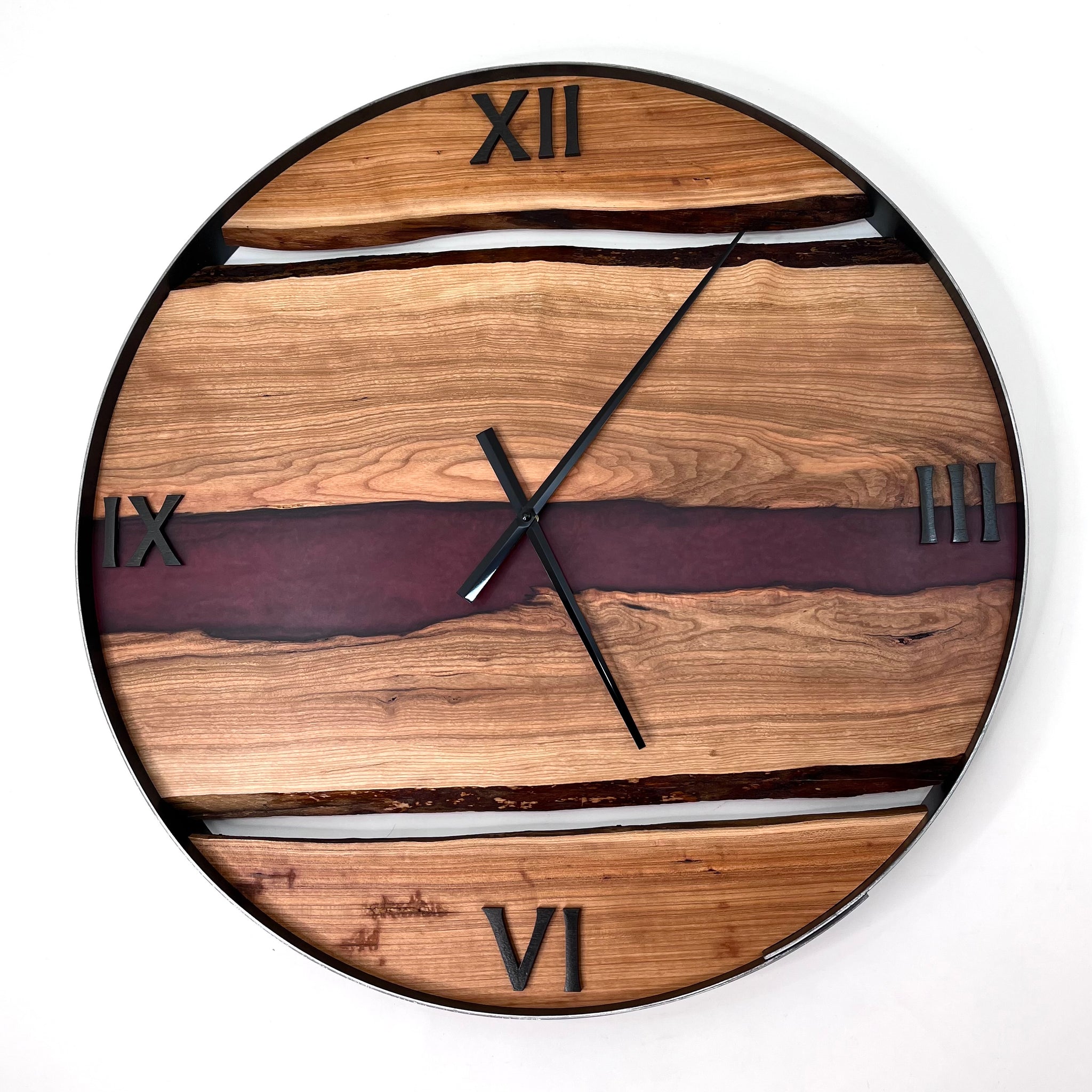Clock Inlay Epoxy Inlay - Generational Design Works