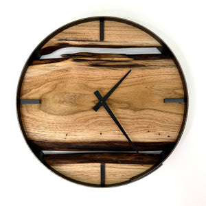 *NEW // 14” Butternut Live Edge Wood Wall Clock