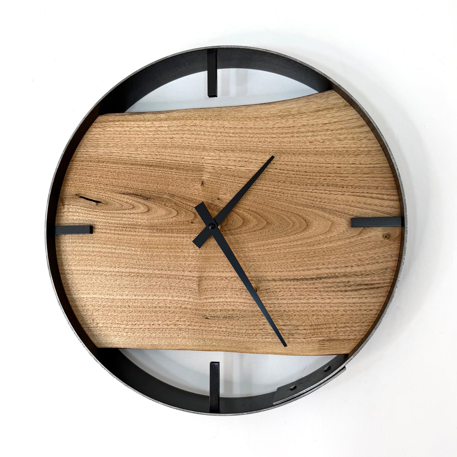 *NEW // 14” Butternut Live Edge Wood Wall Clock