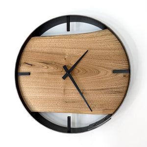 *NEW // 14” Butternut Live Edge Wood Wall Clock