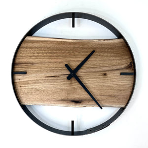 *NEW // 18” Butternut Live Edge Wood Wall Clock