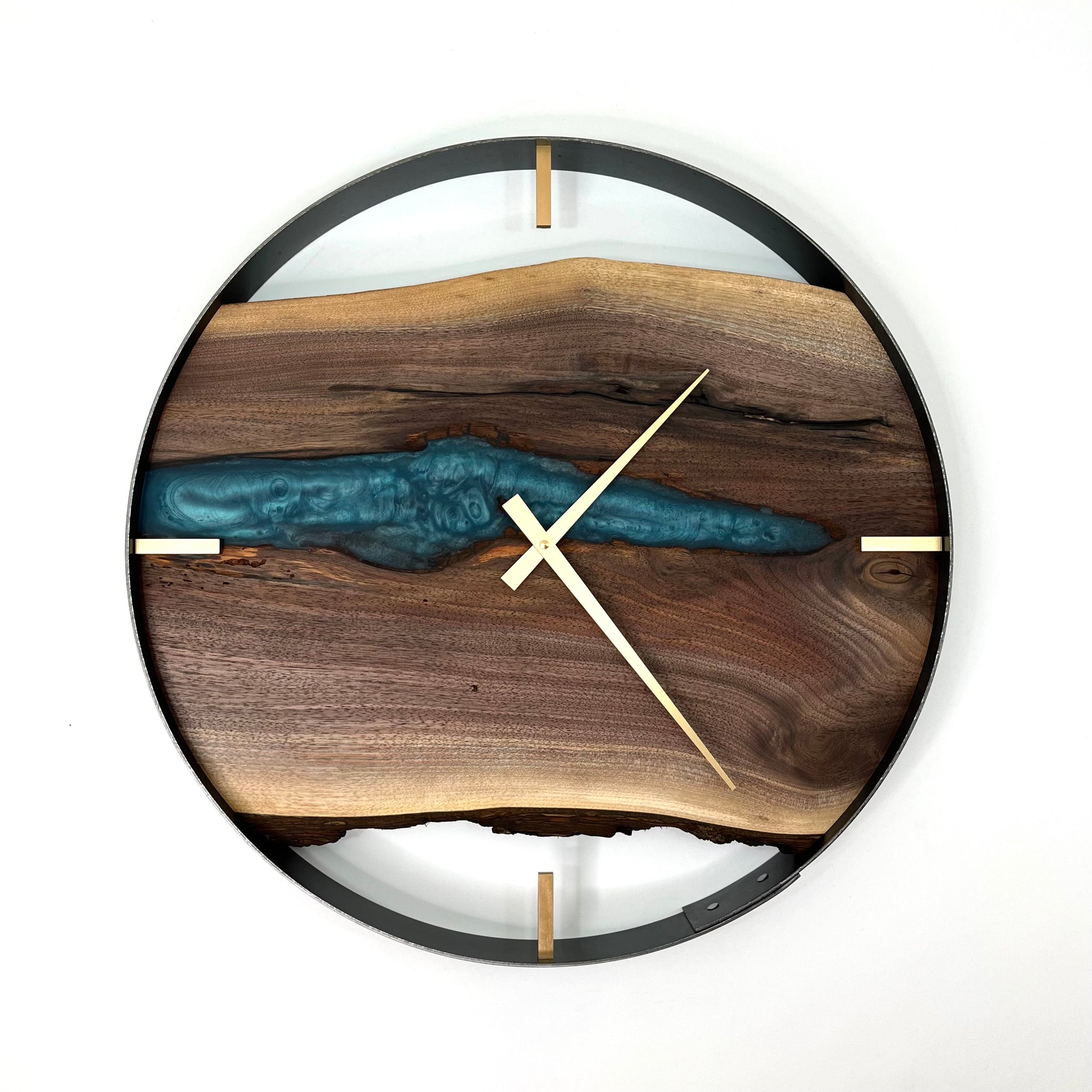 Clock Inlay Epoxy Inlay - Generational Design Works