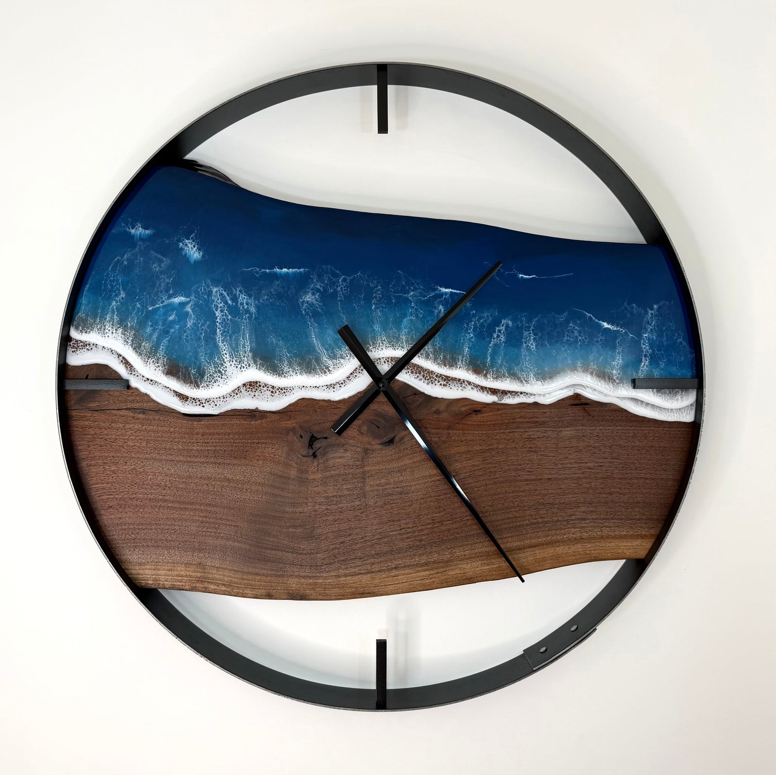 *NEW // 25” Life’s a Beach Live Edge Black Walnut Wall Clock (Copy)