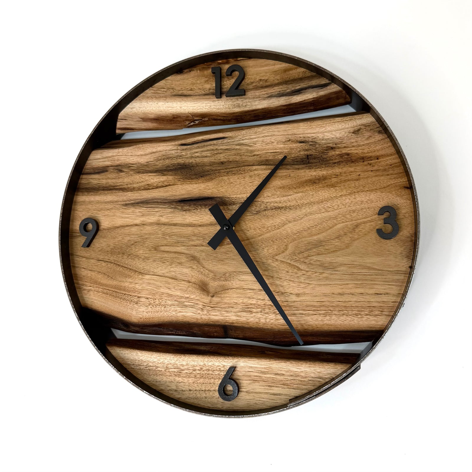 *NEW // 14” Butternut Live Edge Wood Wall Clock