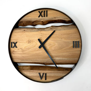 *NEW // 18” Elm Live Edge Wood Clock