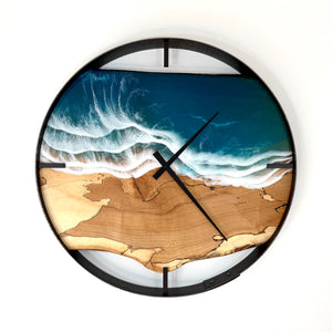 *NEW // 21” Life’s a Beach Live Edge Spalted Maple Wall Clock