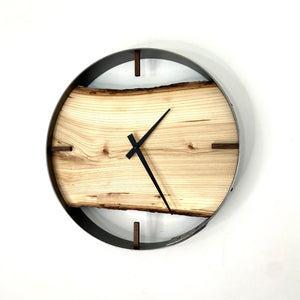 *NEW // 14” Elm Live Edge Wood Wall Clock