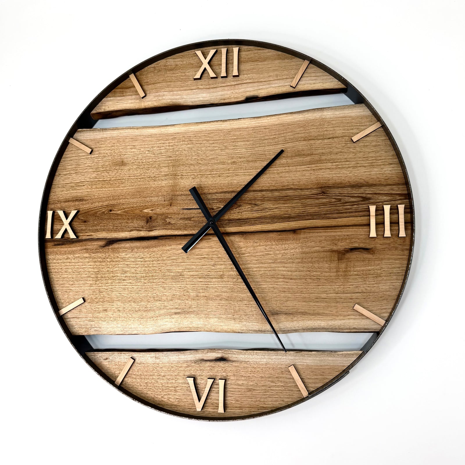 *NEW // 25” Butternut Live Edge Wood Clock
