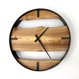 *NEW // 14” Butternut Live Edge Wood Wall Clock
