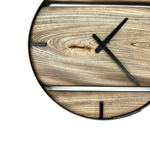 *NEW // 18” Elm Live Edge Wood Clock
