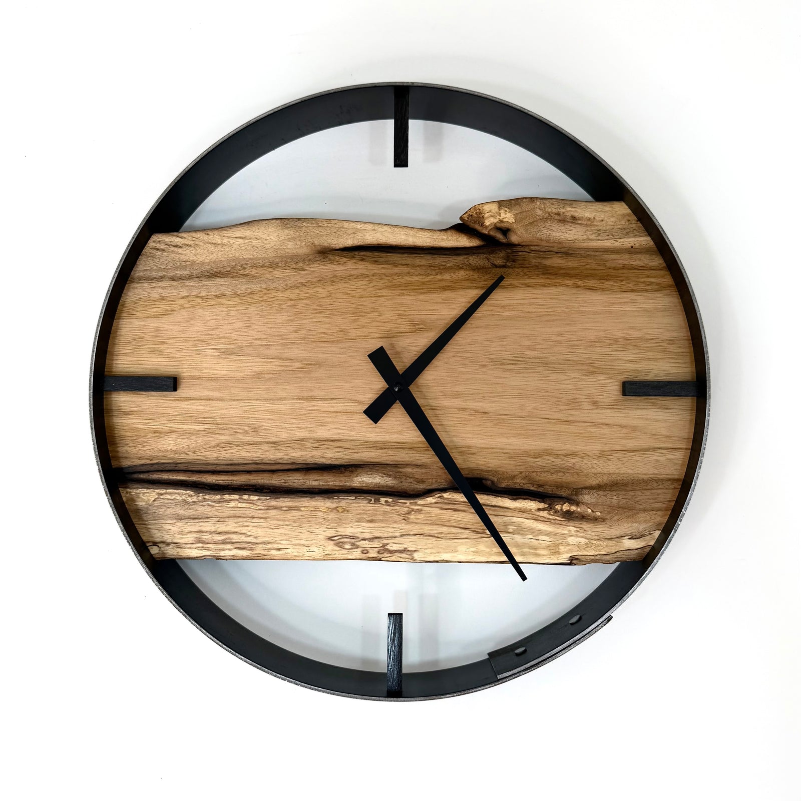 *NEW // 14” Butternut Live Edge Wood Wall Clock