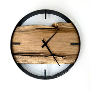 *NEW // 14” Butternut Live Edge Wood Wall Clock