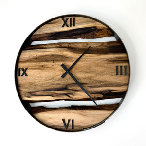 *NEW // 18” Butternut Live Edge Wood Clock