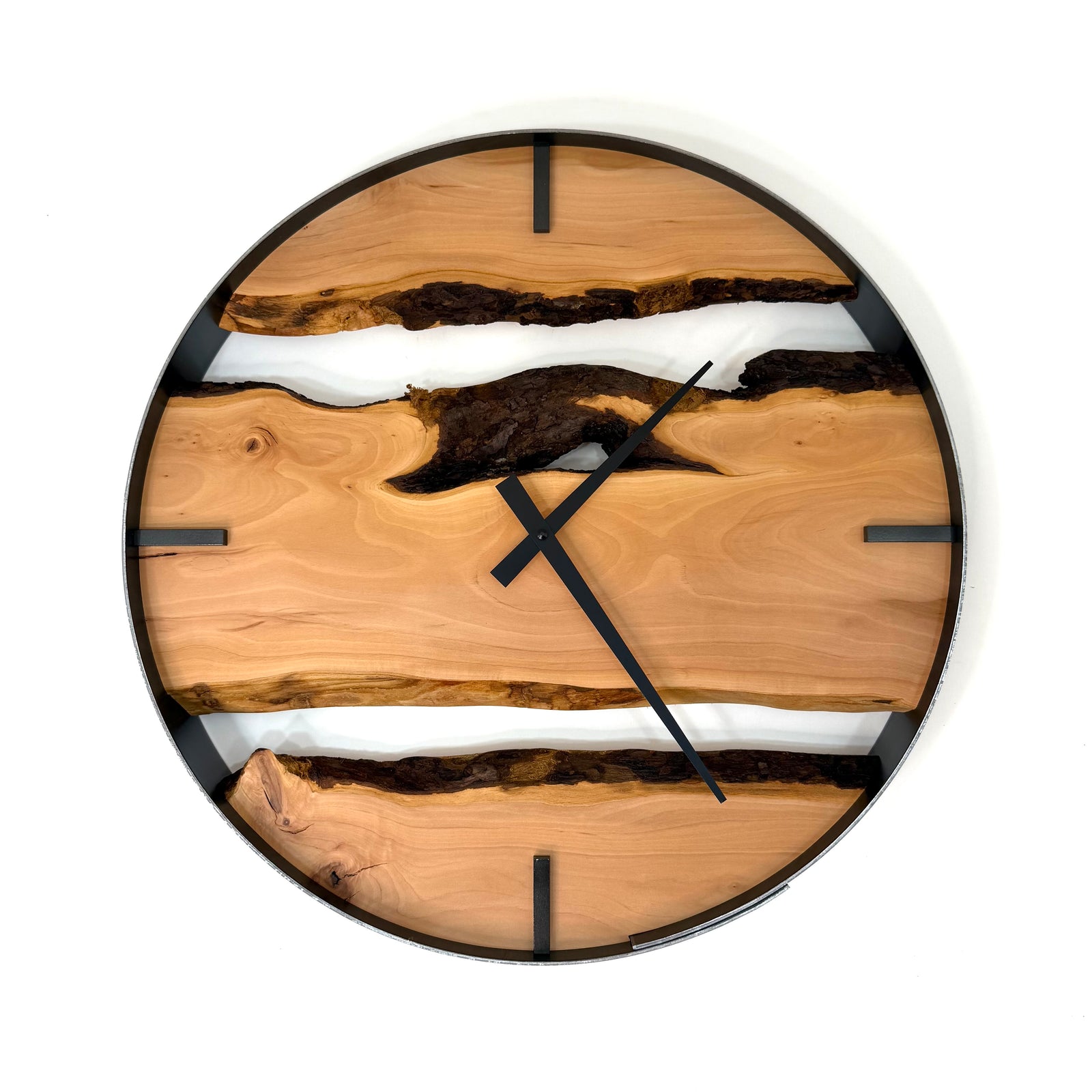 *NEW // 18” Applewood Live Edge Wall Clock