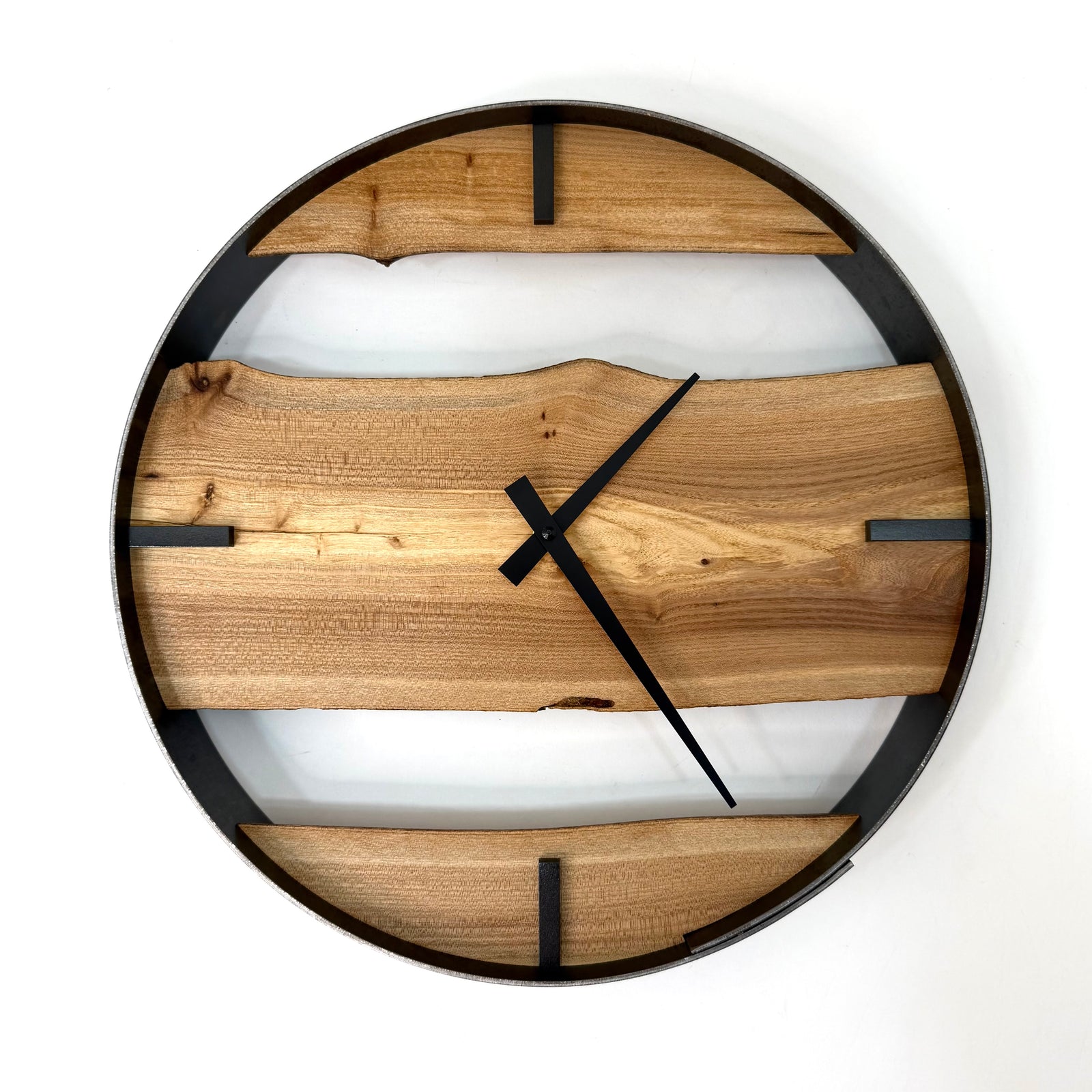 *NEW // 14” Butternut Live Edge Wood Wall Clock
