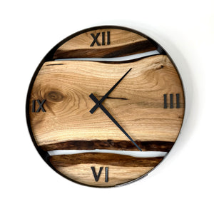 *NEW // 18” Butternut Live Edge Wood Clock