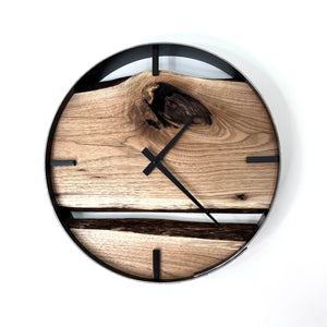 *NEW // 14” Butternut Live Edge Wood Wall Clock