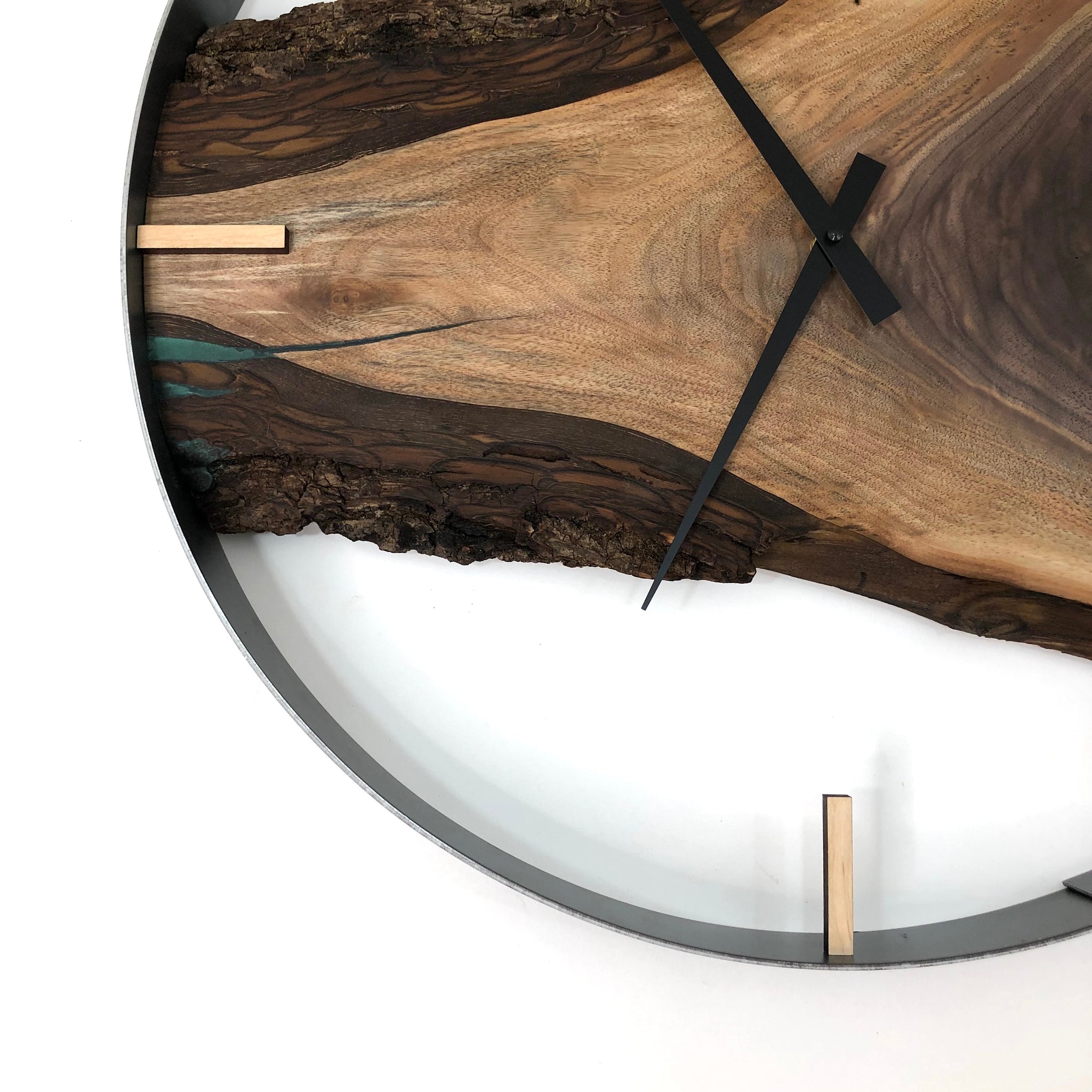 Clock Inlay Epoxy Inlay - Generational Design Works