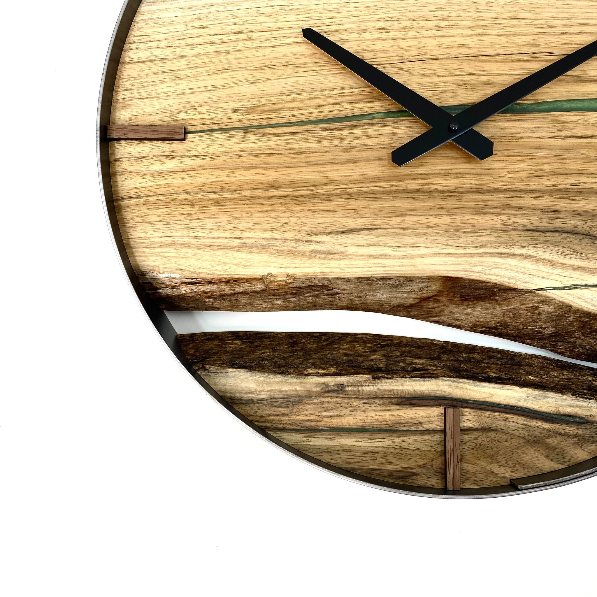 Clock Inlay Epoxy Inlay - Generational Design Works
