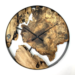 25” Andromeda Spalted Maple Wall Clock
