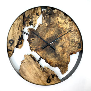25” Andromeda Spalted Maple Wall Clock