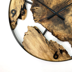 25” Andromeda Spalted Maple Wall Clock